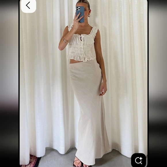 H&M Dresses & Skirts - Linen Maxi Skirt